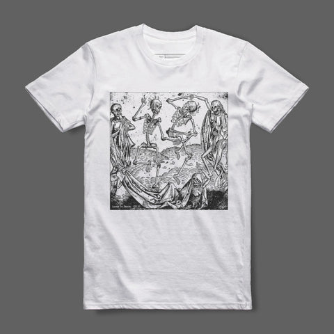 Dancing Skeletons Art Printed T-shirt