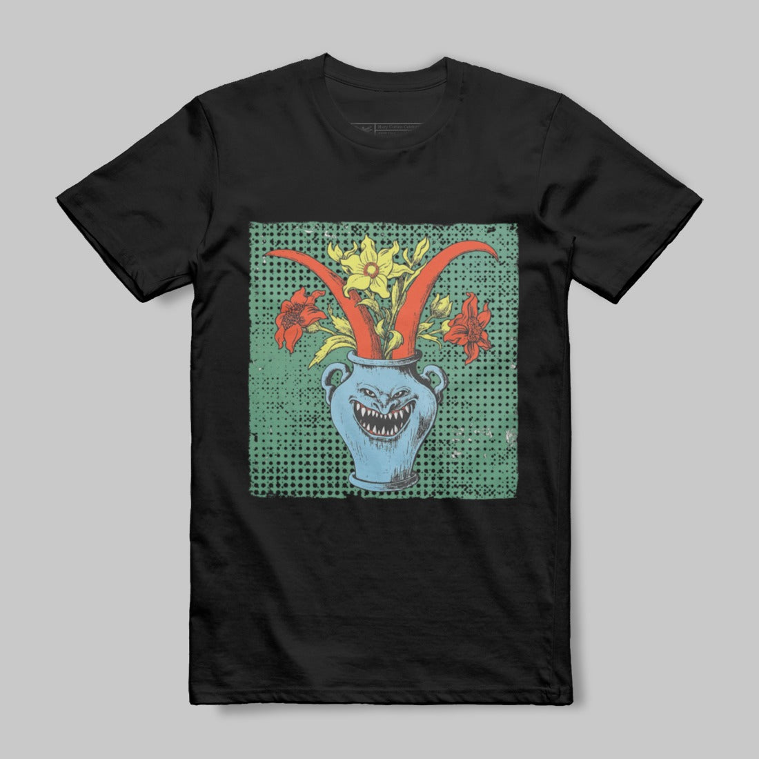 Unique Graphic Tee with Colorful Artistic Design