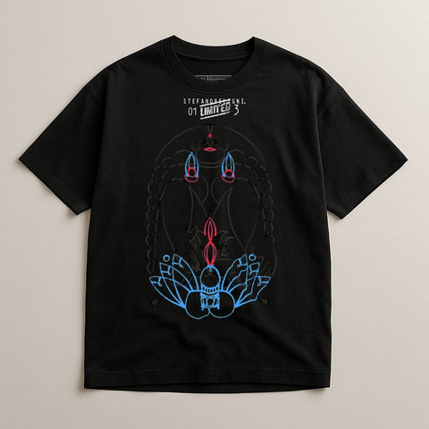 Limited Edition Graphic Tee with Intricate Art Design