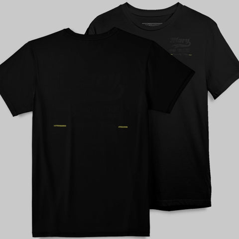 Stylish Graphic Tee with Unique Front and Back Design