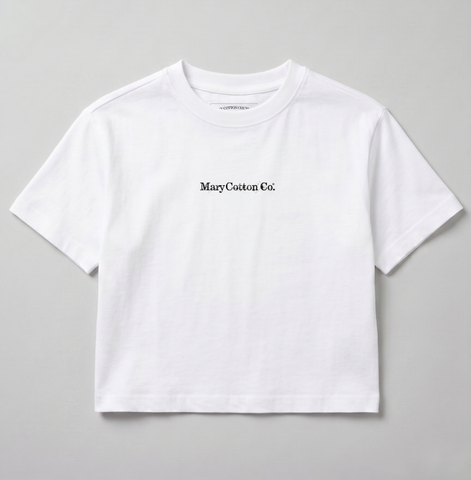 T-shirt bambina crop Mary Cotton Co.